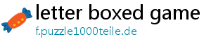 letter boxed game